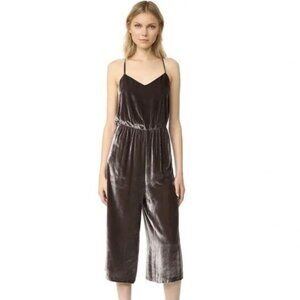 Madewell silk Velvet Cami Jumpsuit EUC